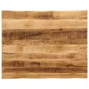 Stolna ploca sa živi rub 100x80x2,5cm masivno grubo drvo manga