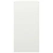 Stalak za drva za ogrjev bijeli 60x40x80 cm celicni