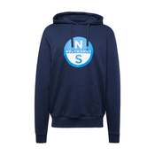 North Sails Sweater majica, morsko plava / azur / bijela