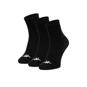 Kappa Duge carape CEO_KR_FRESH_SS26 (3-PACK) Crna