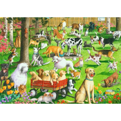 Ravensburger Puzzle Pasji park XXL 500 kosov