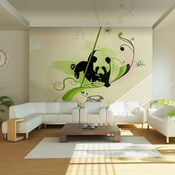 Foto tapeta - Giant panda in bamboo forest 200x154