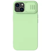 Nillkin Nillkin CamShield Magnetic silikonski ovitek za iPhone 14 Plus MagSafe, zelen