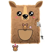 DNEVNIK S KLJUCEM A5 96L MY LITTLE FRIEND KANGAROO 9460