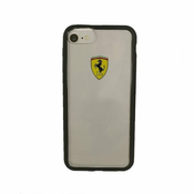Ferrari - Hard Case Apple iPhone 7 - Transparent/Black (FEHCRFP7BK)