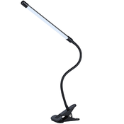 USB 20 LED gibljiva namizna svetilka črna 63cm črna