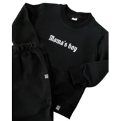 West River Komplet trenerka za bebe Mama’s boy, Crna