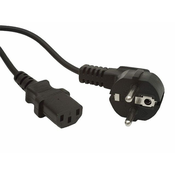 Gembird gembird kabel pc-186-vde (c13 / iec c13 / iec 320 c13 - schuko ; 1,8m; črna barva)