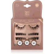 SOSU Cosmetics Hidden Agenda Lash Kit umetne trepalnice Las Vegas 1 kos