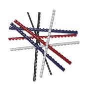 Plasticna spirala ovalna 45mm bela 50kom FELLOWES