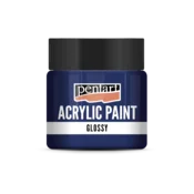 Svetleča akrilna barva Pentart 50 ml - temno modra