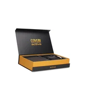 Coveri Muški Set kožni novcanik i Kaiš C-1032, Crni