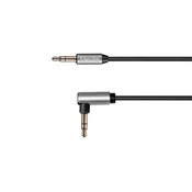 shumee Kabel 3,5 jack nagnjen - 3,5 jack raven, vzmet 1,8 m Kruger & Matz Basic
