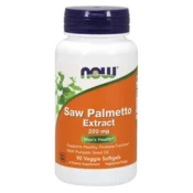 NOW Foods Saw Palmetto (Serenoa Creeping) izvleček, 320 mg, 90 zeliščnih mehkih kapsul