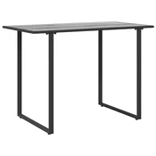 vidaXL vidaXL Vrtna miza Siva 100x55x70 cm DPC in Jeklo, (22015952)