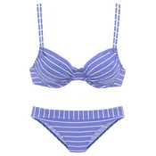 VIVANCE Bikini  svetlo modra / bela