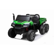 Otroški kmetijski električni avto RIDER 6X6 2x12V zelena