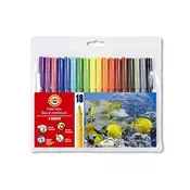 Šolski flumaster 18kom (flumasterji KOH-I-NOOR)