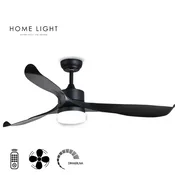 HOME LIGHT Plafonski ventilator sa svetlom 322 Dc, Crni