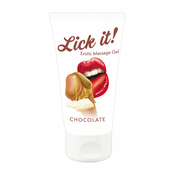 Masažni gel Lick it! Čokolada 50ml