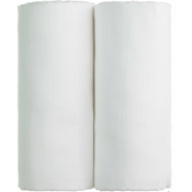 T-TOMI Rucnici tkanina TETRA 100x90 cm, 2 kom, bijela