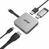 ACER USB-C ključ 4v1 USB/HDMI