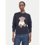 Guess Pulover W6BR84 Z1927 Mornarsko modra Regular Fit