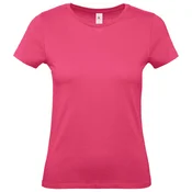 MAJICA KRATKI RUKAVI B&C #E150/WOMEN ROZA XL