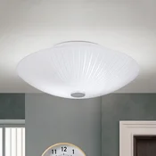 ORION Vindira stropna svjetiljka O 30 cm - Dnevni boravak/blagovaonica - Moderan - satensko bijela, krom - Staklo