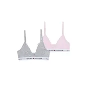Tommy Hilfiger Underwear Modrček pegasto siva / roza / črna / bela