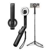 slomart Selfie palica Spigen S571W MagSafe Bluetooth s stojalom - črna