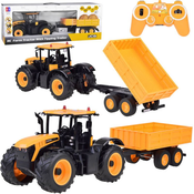 JCB traktor s prikolicom 1:16