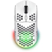 Trust Gaming miš GXT929W, HELOX, 4800DPI, Beli