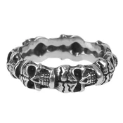Prstan Skeleton Hand Skull - Silver - SS8-373R silver