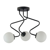 Luster na šipci ZIGZAG 3xG9/12W/230V crna