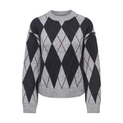 JDY Pulover JDYBIANKA nočno modra/siva/bordo