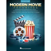 MODERN MOVIE FAVORITES BIG NOTE PIANO
