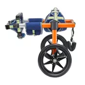VEVOR Pasji invalidski voziček nastavljiv 370x220x375 mm srednji 158-217 kg