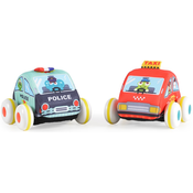 Set mekih igračaka Huanger - Inercijski automobili, policija i taksiji