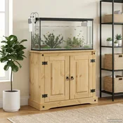 vidaXL Stojalo za akvarij Corona Rjava 81,5 x 37 x 73 cm