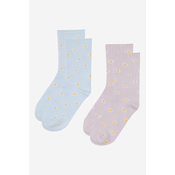 Otroške nogavice Nelli Blu 7KB-002-SS23 (2-PACK)Modra