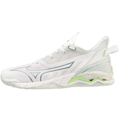 Ženske tenisice za badminton/skvoš Mizuno Wave Mirage 5 - white/gridge/patinagreen