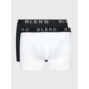 Blend Moška 2-pack Oprijete boksarice Črna Bela S