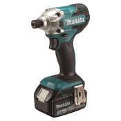 Makita Akumulatorski udarni vijačnik 1/4 Li-ion LXT 18V / 5,0 Ah, Makpac DTD156RTJ