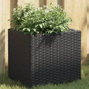 Vrtna sadilica crna 36 x 30 x 32 cm od poliratana