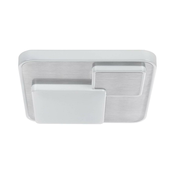 Eglo 75666 - LED plafonsko svetlo LEPRESO LED/19,5W/230V 38,5x38,5cm mat hrom