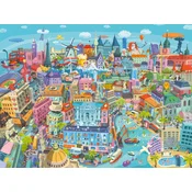 Heye - Puzzle Vidak: Stara dobra Evropa - 1 500 kosov