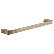 PIRENEI Držalo za brisače 450x66mm, zlato mat - Zlata mat barva - 450x26x66 mm - Gedy - PIRENEI - 120 - Medenina; zlitina - 450 - Nosilec brisač: enoročni - Kvadratni - PVD premaz - 450 - 26 - 66 - 14