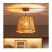 Brilagi - LED površinsko pritrjen stropni lestenec CERIA BOHO 1xE27/60W/230V O 28 cm črna/rjava