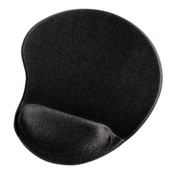 HAMA Ergonomic mouse pad (Black) - 54777 Obicna, Tkanina